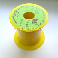 테프론 단선와이어 0.25mm(AWG30) 100M 노랑색 / 래핑와이어(황색:YELLOW) / wrapping wire